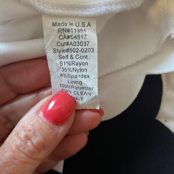 Bailey 44 Cloud Cover Dress Black White Medium - Picture 7 of 7